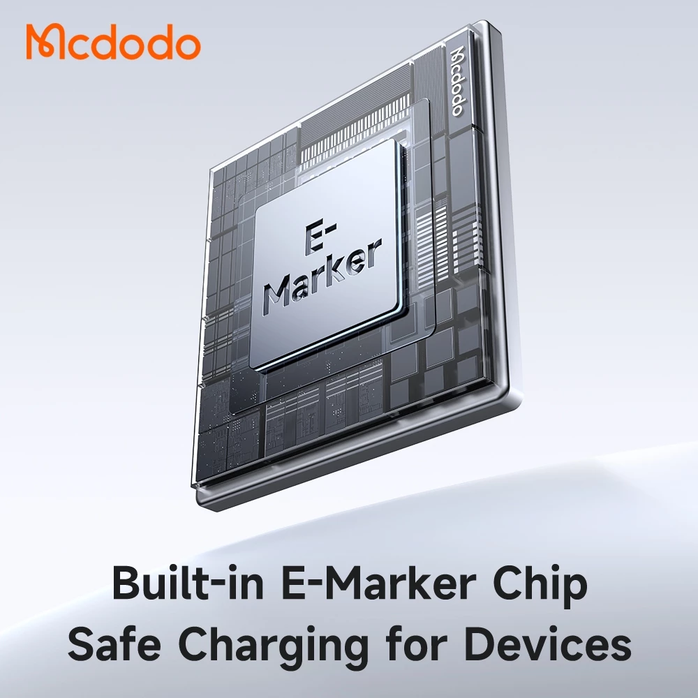 Mcdodo Kabel Data Transparant USB-C to C 100W PD PPS LED Indicator