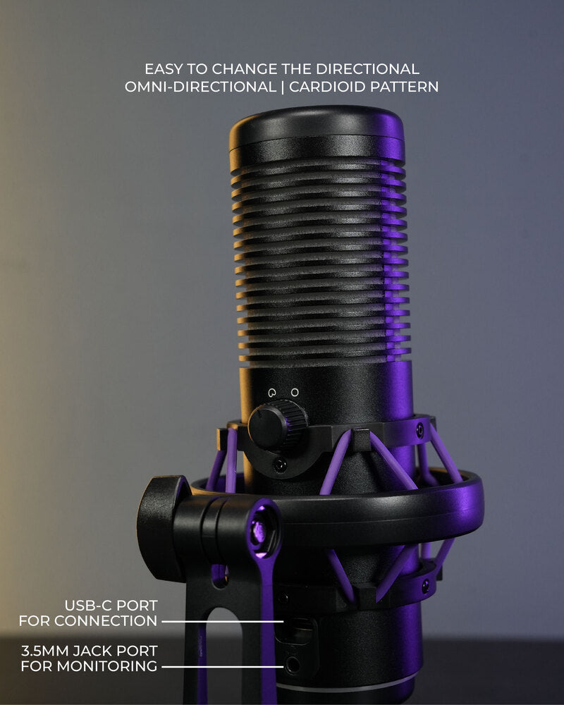 Sades Ryunix Uta CX1 / CX-1 Noise Reduction Mic Condenser Gaming Microphone Gogo XC1 Boom Arm
