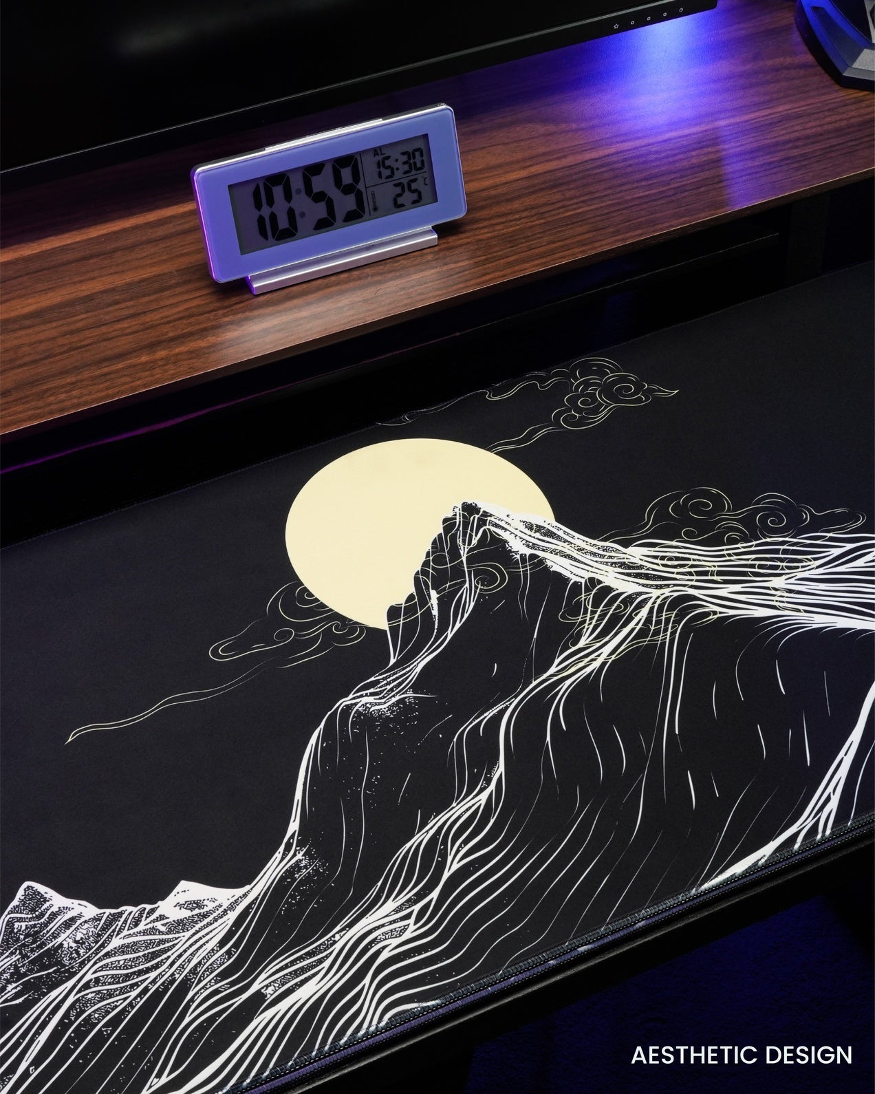 Sades Ryunix RD-84 Aesthetic Mousepad Gekkou Ikazuchi Hinode Gaming Sades Deskmat Speed Type