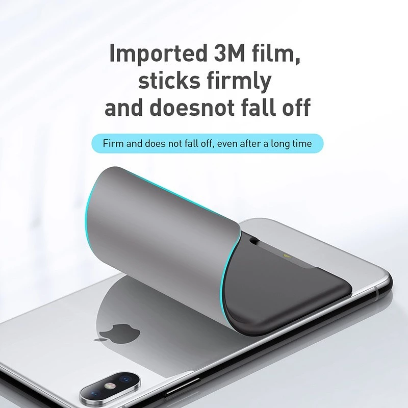 Baseus Silicone Stick Card Wallet Card Holder Sticky Silicone Card Tempelan Kartu ACKD
