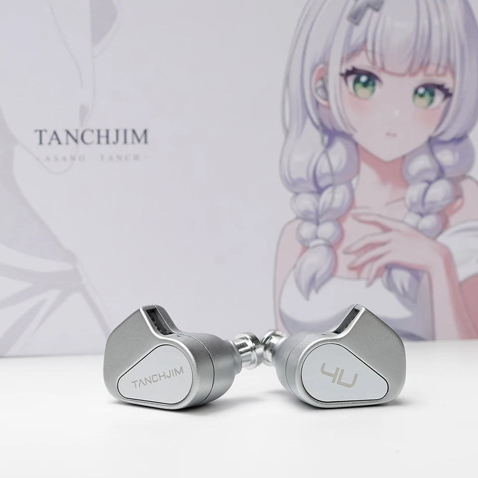 Tanchjim 4U / For U DMT4 LCP Dynamic Driver In Ear Monitor Earphone 3.5mm Cable 4 Turning Swithes