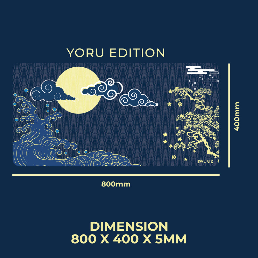 Sades Ryunix Yoru Edition RD84 / RD-84 XL Control Type Gaming Mousepad Deskmat