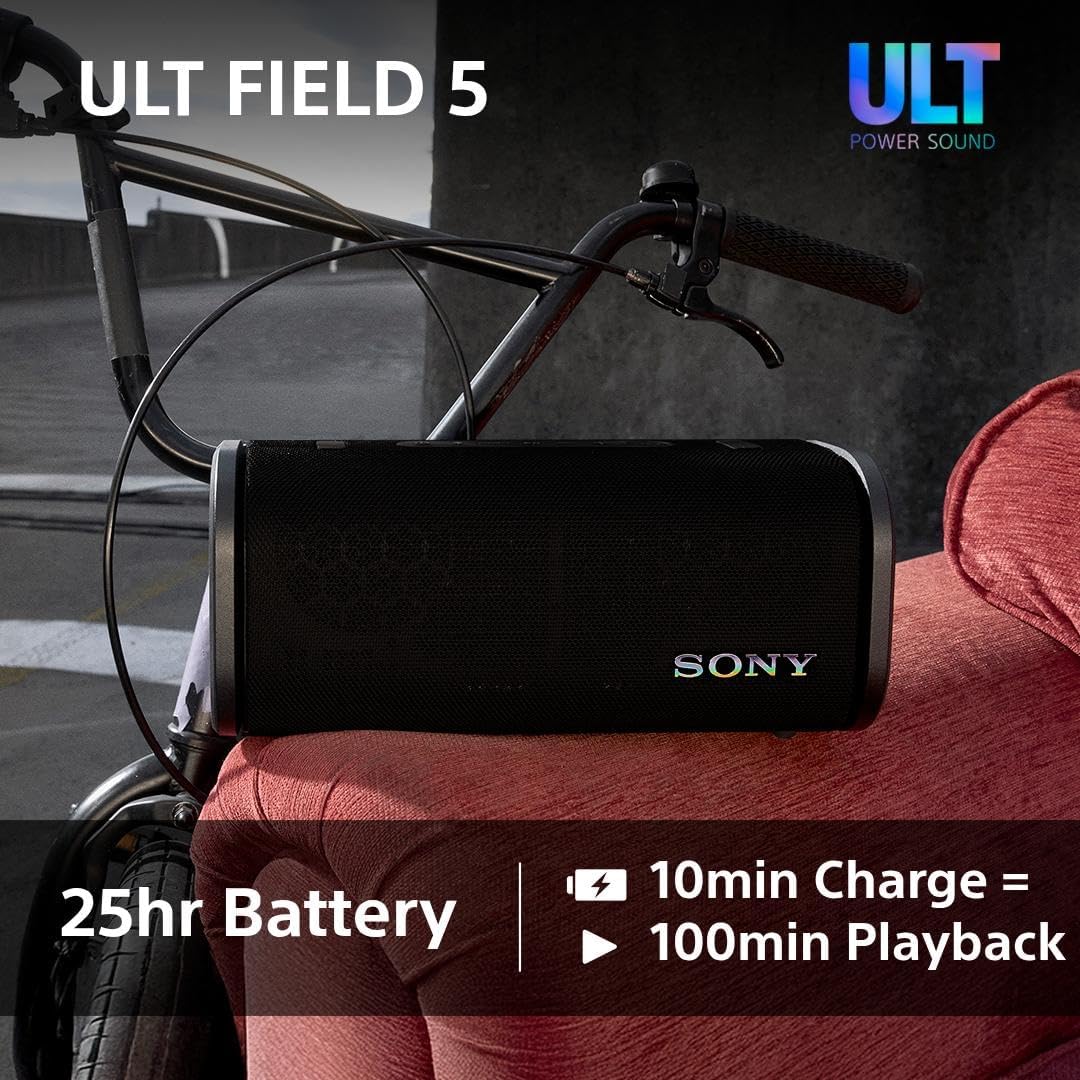 Sony ULT FIELD 5 Wireless Portable Bluetooth Speaker Waterproof IP67 360 Lighting