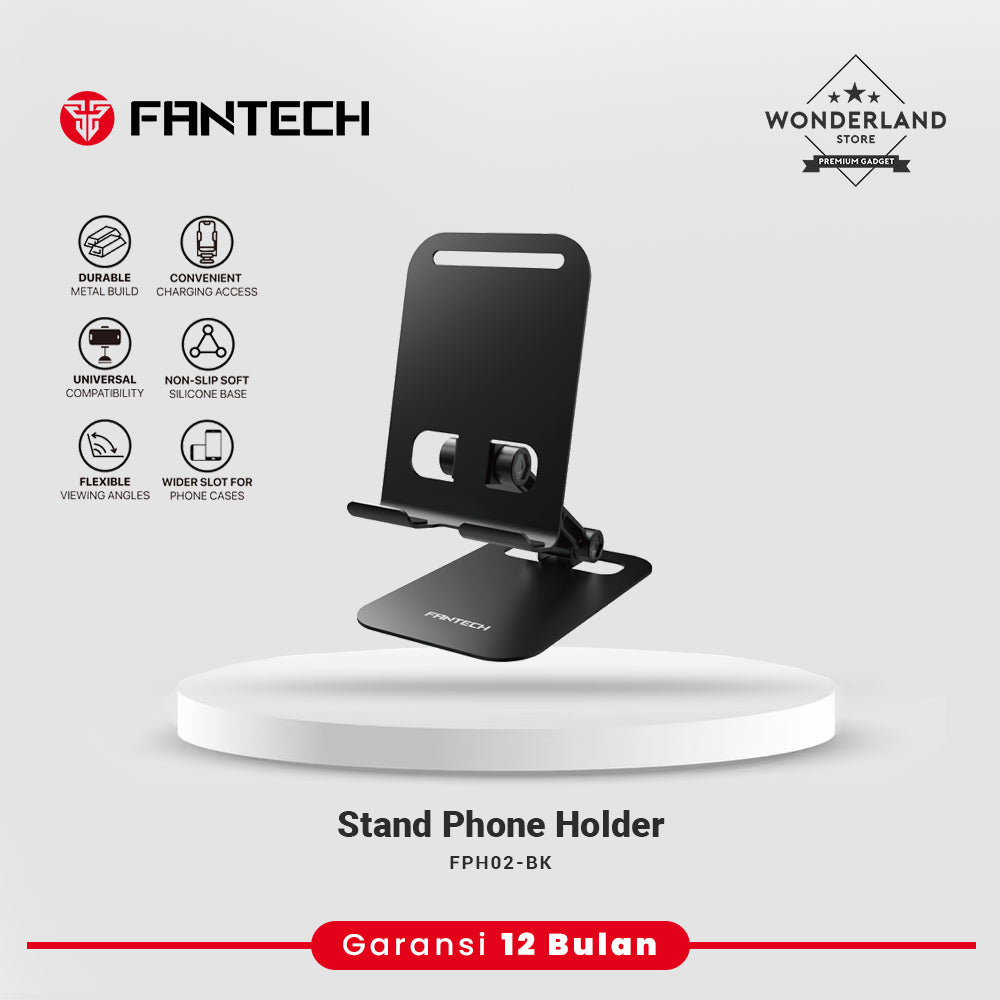 Fantech Phone Holder FPH02 Stand Dudukan Kuat untuk Handphone & Tablet Adjustable hingga 180° / 360°