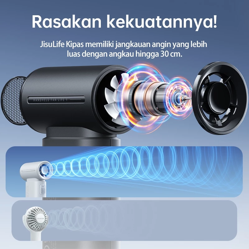 Jisulife Life9 Handheld Fan 5000mAh / 3600mAh - JISULIFE Hand Fan LIFE 9 5000mAh