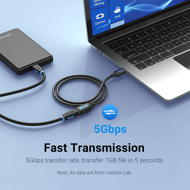 Vention Kabel USB A 3.0 Extension Cable 5Gbps Male to Female