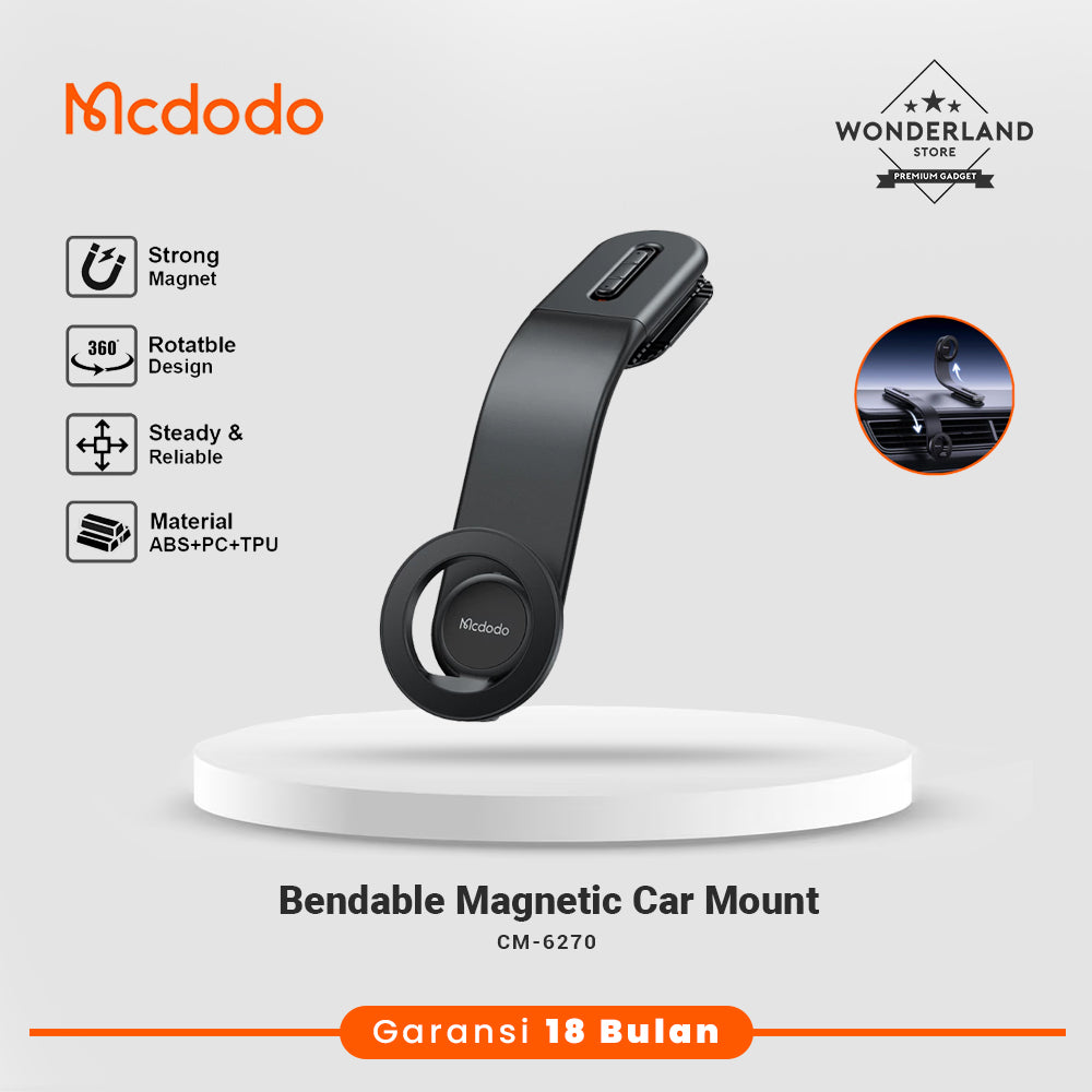 Mcdodo Magnetic Car Mount Phone Holder Stand Dashboard Mobil Universal