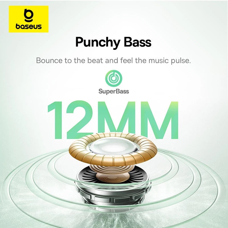 Baseus BP1 NC TWS Active Noise Cancelling -43dB 4 Mic ENC with IP55 & 41H Playtime and Bluetooth 6.0