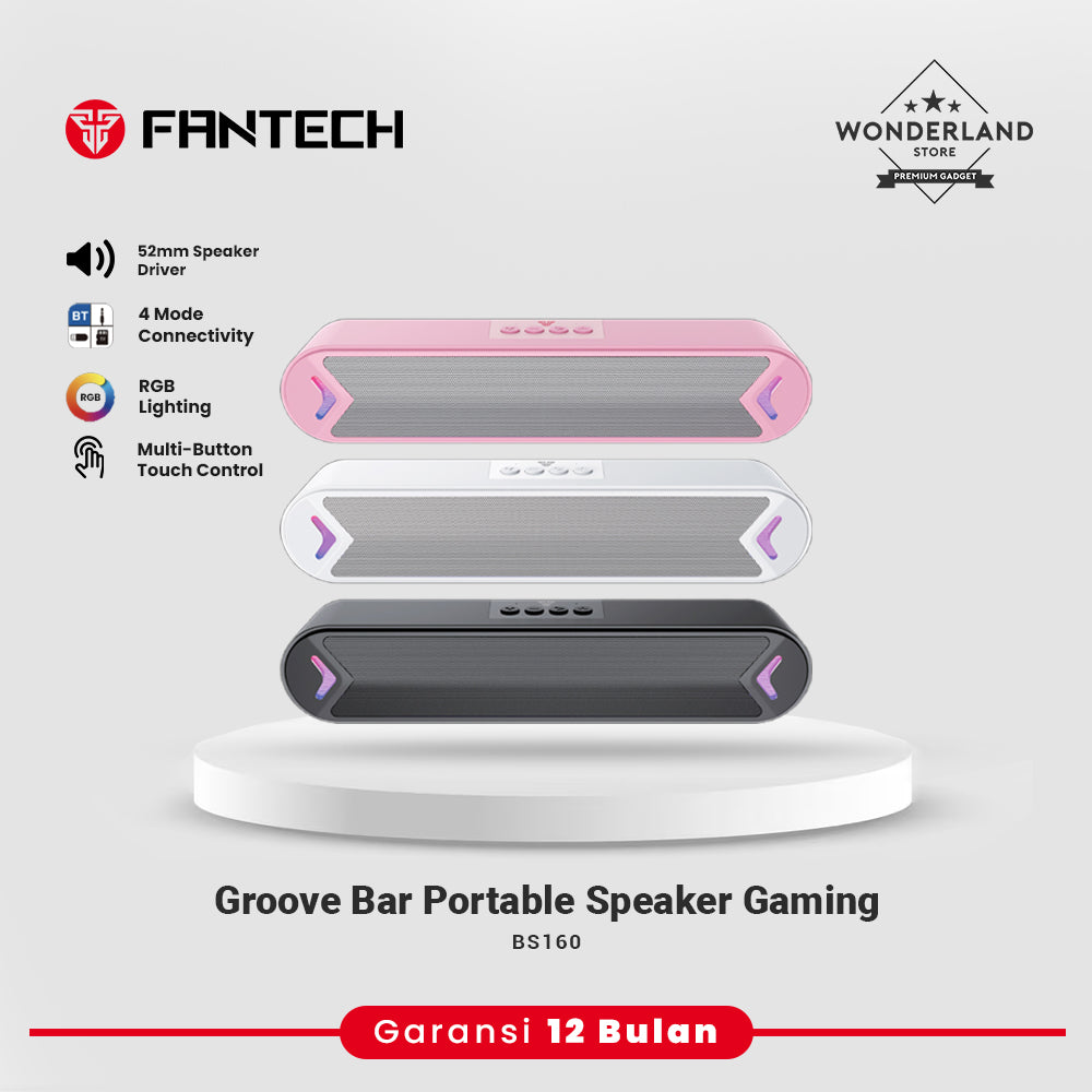 Fantech Groove Bar BS160 Soundbar Speaker Gaming Bluetooth Dual Tuned Driver