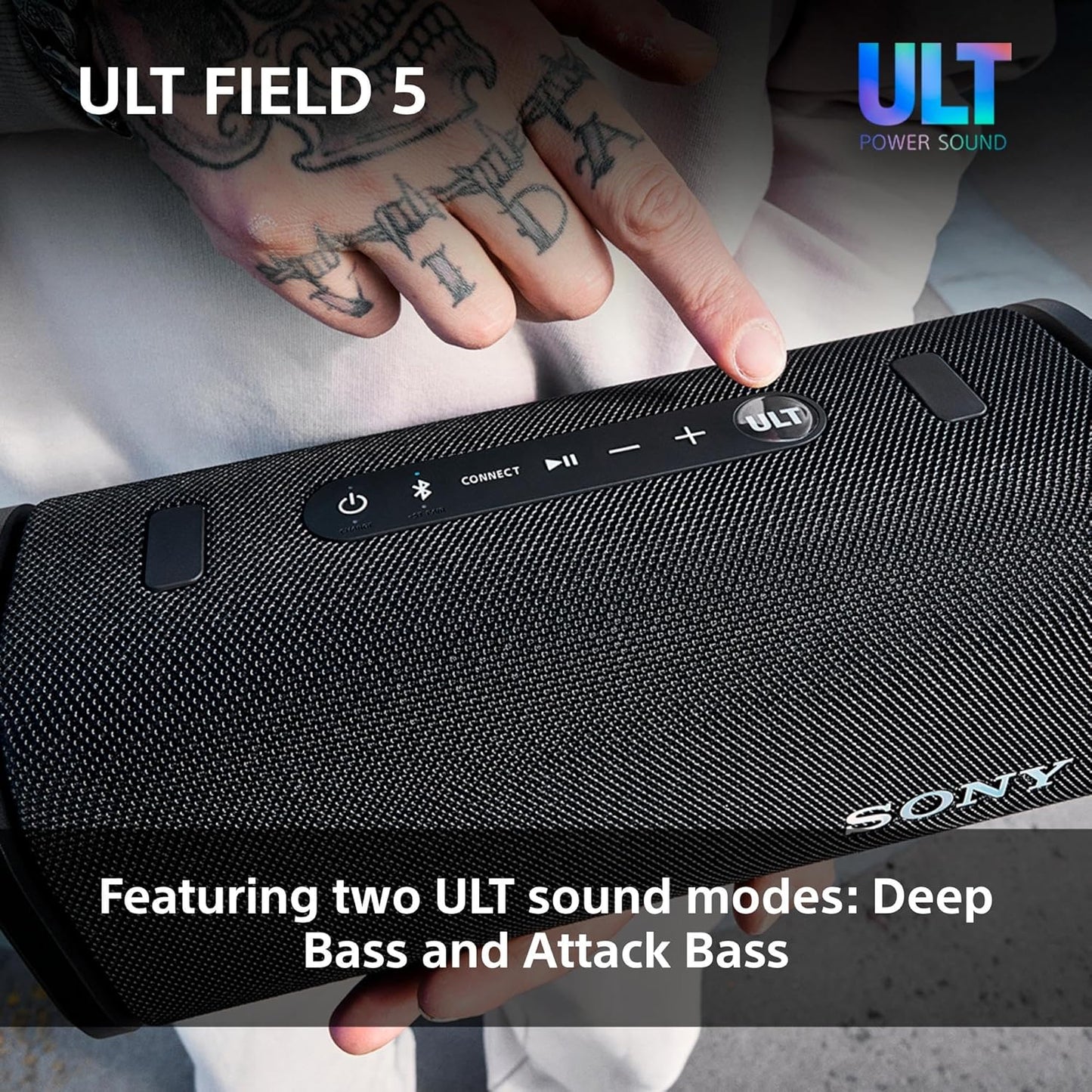 Sony ULT FIELD 5 Wireless Portable Bluetooth Speaker Waterproof IP67 360 Lighting