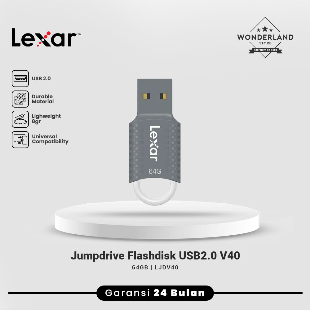 Lexar V40 USB 2.0 JumpDrive Flashdisk 8GB / 16GB / 32GB / 64GB / 128GB Flashdisk / Flash Drive