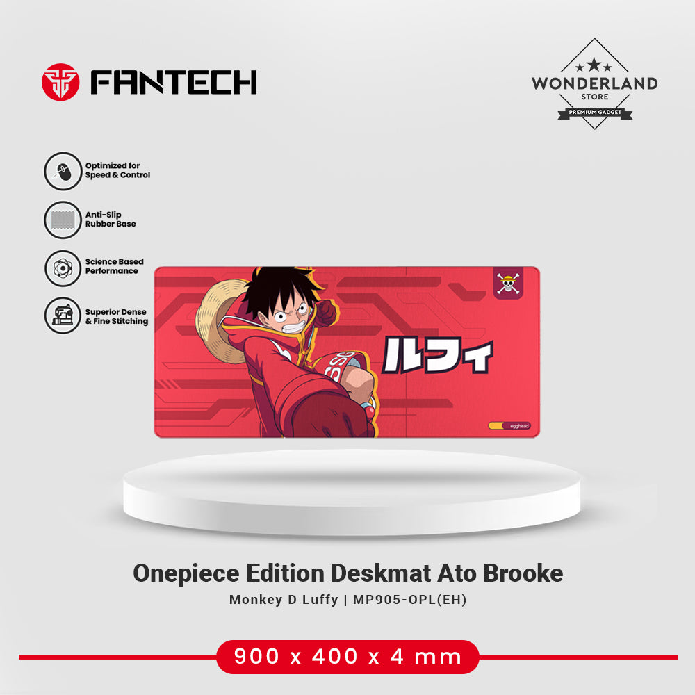 Fantech x One Piece Egghead Colaboration Ato MP905 Deskmat Mousepad Anti Slip Luffy Zoro Chopper Robin NamiUsopp
