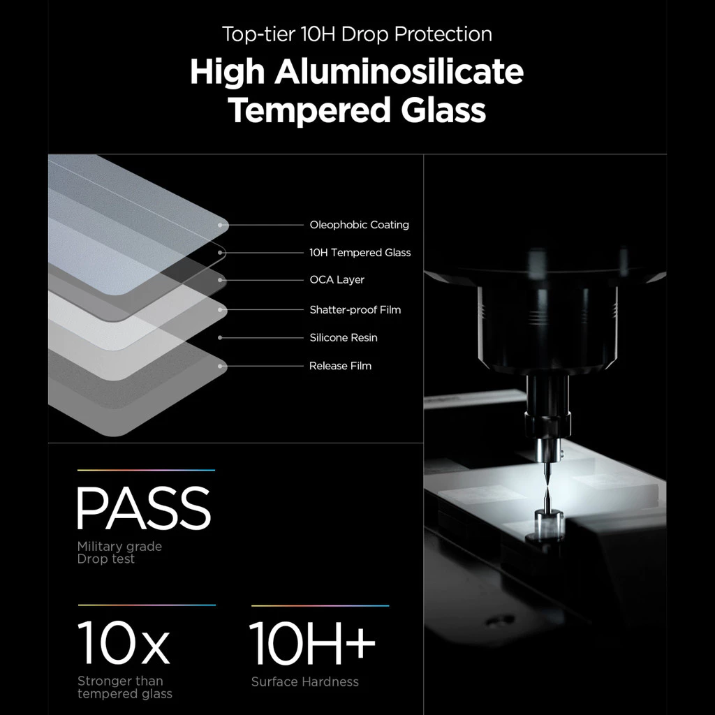 Spigen Tempered Glass for Samsung S26 Ultra Plus GlastR Ez Fit Pro HD Easy Install Tray Screen Protector
