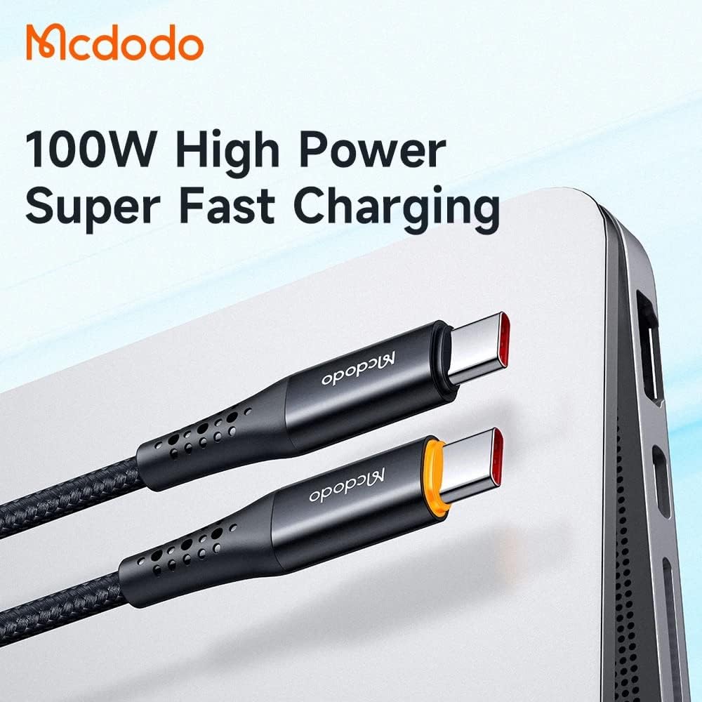 Mcdodo Kabel Data USB-C to C 100W Auto Power Off PD PPS Fast Charging CA-3460